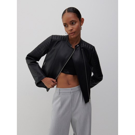 Reserved - Kurtka w stylu motocyklowym - Czarny Reserved 36 Reserved promocyjna cena