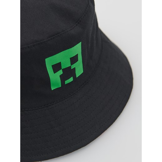 Reserved - Kapelusz bucket hat  Minecraft - Czarny Reserved M/L promocyjna cena Reserved