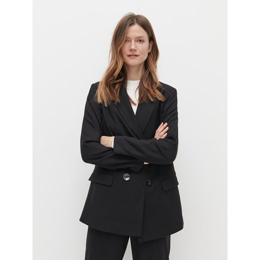 Reserved - Gładka marynarka garniturowa - Czarny Reserved 42 Reserved