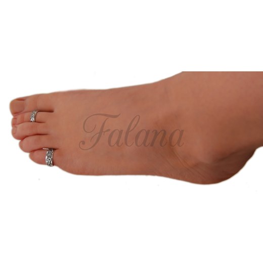 Pierścionek srebrny na palec u stopy ps020 - 1,7g. Falana Falana