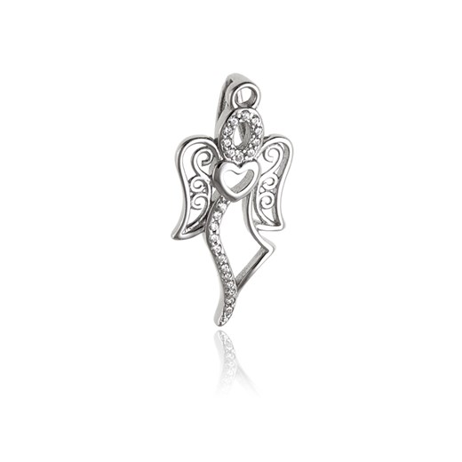 Wisiorek srebrny aniołek ażurowy w0376 - 1,3g. Falana Falana