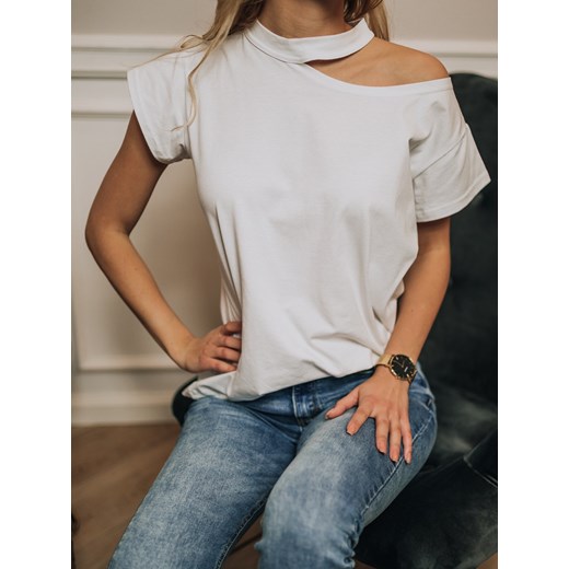 T-shirt Lisa Biały Promese Uniwersalny Promese okazyjna cena