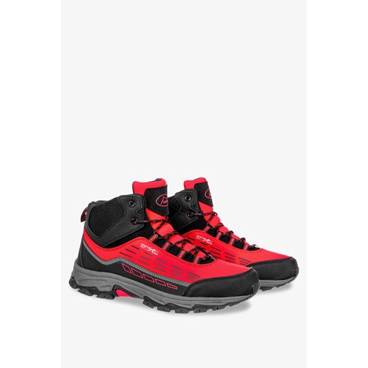 Czerwone buty trekkingowe sznurowane softshell Casu A2005-4 Casu 42 okazja Casu.pl