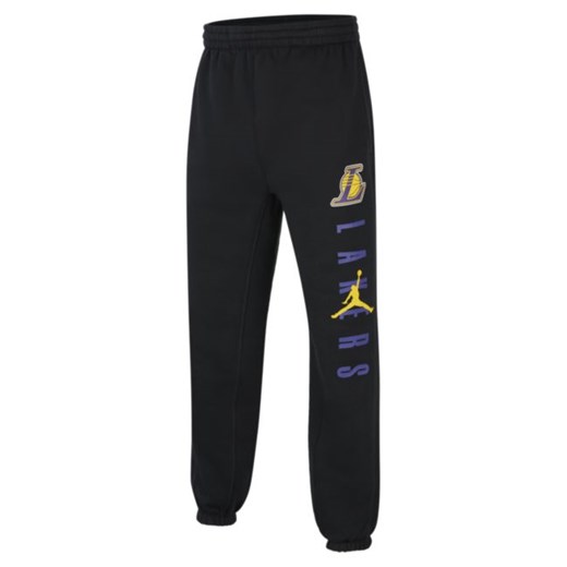 Spodnie dla dużych dzieci Los Angeles Lakers Statement Edition Jordan NBA Jordan M Nike poland