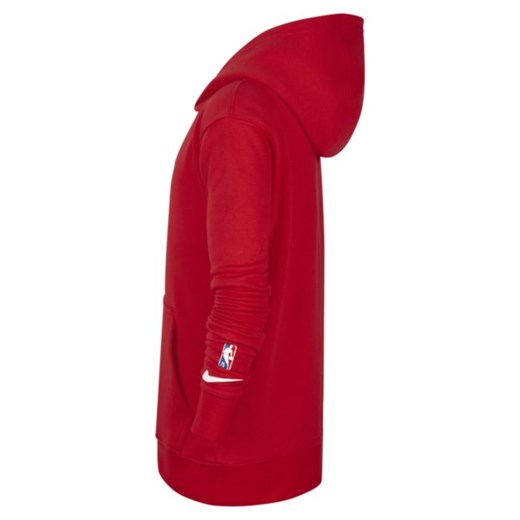 Bluza chłopięca Nike czerwona w nadruki bawełniana 