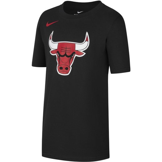 T-shirt dla dużych dzieci Chicago Bulls Nike Dri-FIT NBA - Czerń Nike M Nike poland