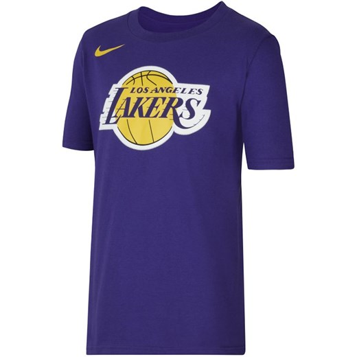 T-shirt dla dużych dzieci Los Angeles Lakers Nike Dri-FIT NBA - Fiolet Nike XL Nike poland