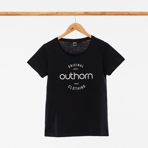 T-shirt z nadrukiem damski Outhorn S promocja OUTHORN