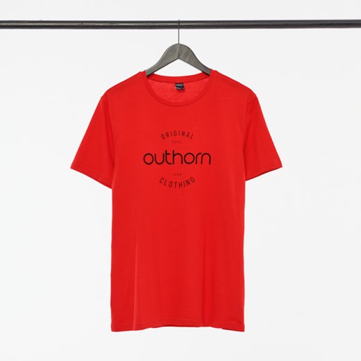 T-shirt z nadrukiem męski Outhorn XL promocja OUTHORN
