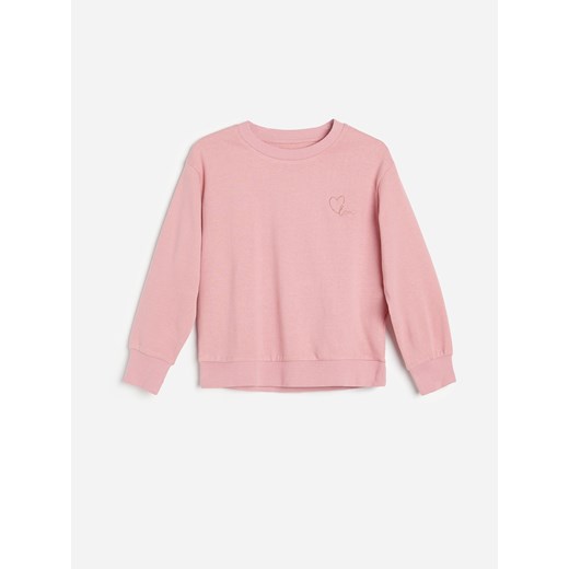 Reserved - Bluza z haftem - Fioletowy Reserved 140 wyprzedaż Reserved