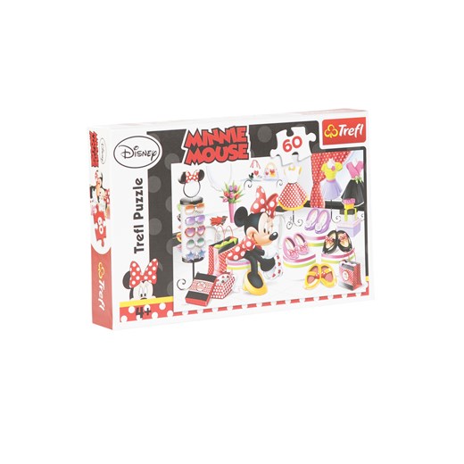 PUZZLE 60 ELEMENTÓW - MYSZKA MINNIE txm24-pl bezowy dziecięce