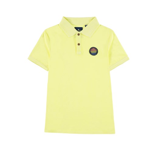 Koszulka polo chłopięca z krótkim rękawem, żółta, Tom Tailor Tom Tailor 152 okazyjna cena smyk