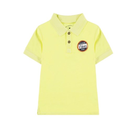 Koszulka polo chłopięca z krótkim rękawem, żółta, Waves, Tom Tailor Tom Tailor 92, 98 wyprzedaż smyk