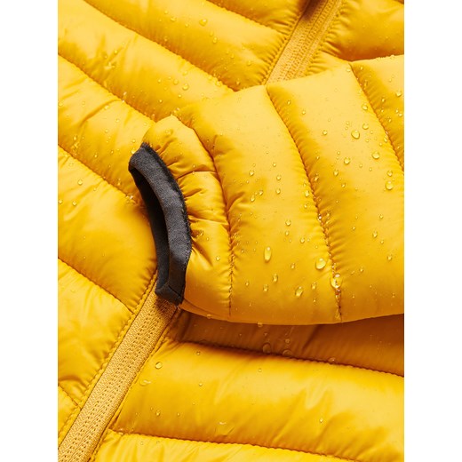 Reserved - Pikowana kurtka z kapturem - Żółty Reserved 92 promocyjna cena Reserved