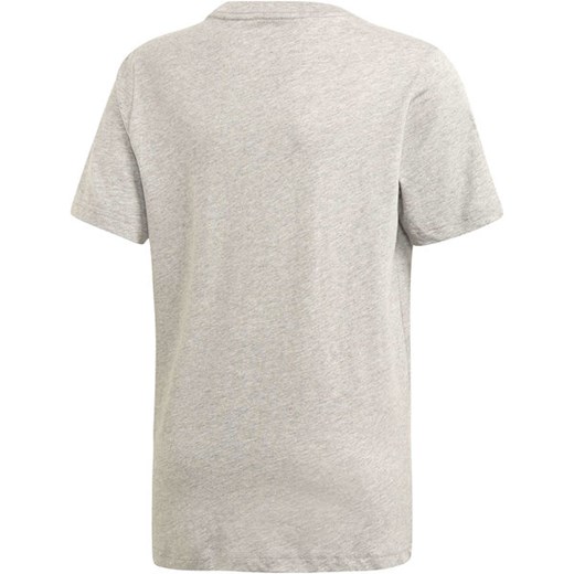 Koszulka chłopięca Essentials Linear Logo Adidas 128cm okazyjna cena SPORT-SHOP.pl