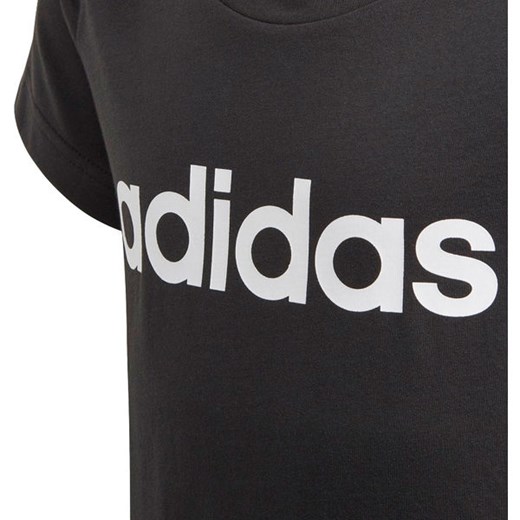 Koszulka dziewczęca Essentials Linear Logo Adidas 134cm wyprzedaż SPORT-SHOP.pl