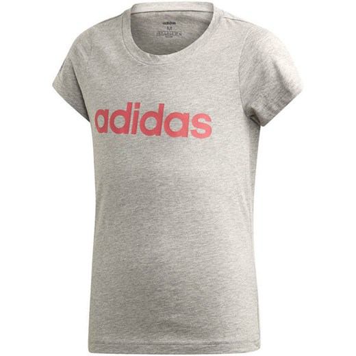 Koszulka dziewczęca Essentials Linear Adidas 164cm wyprzedaż SPORT-SHOP.pl
