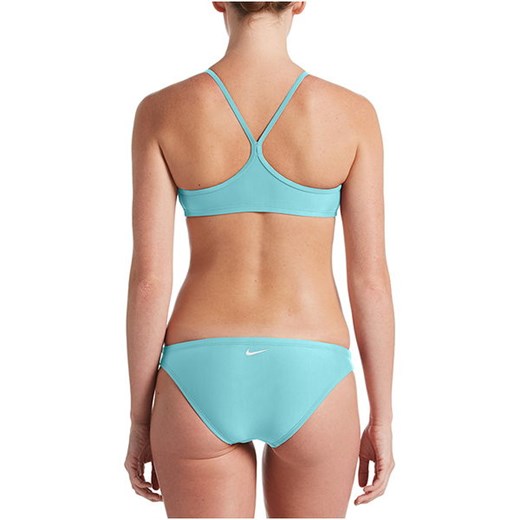 Strój kąpielowy 2-częściowy Solid Racerback Bikini Top & Bottom Nike Swim L okazyjna cena SPORT-SHOP.pl
