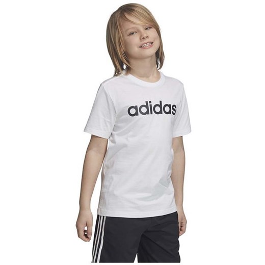 Koszulka chłopięca Essentials Linear Logo Adidas 176cm wyprzedaż SPORT-SHOP.pl