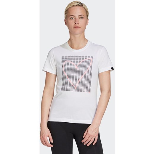Koszulka damska Adi Heart Graphic Tee Adidas XS okazja SPORT-SHOP.pl