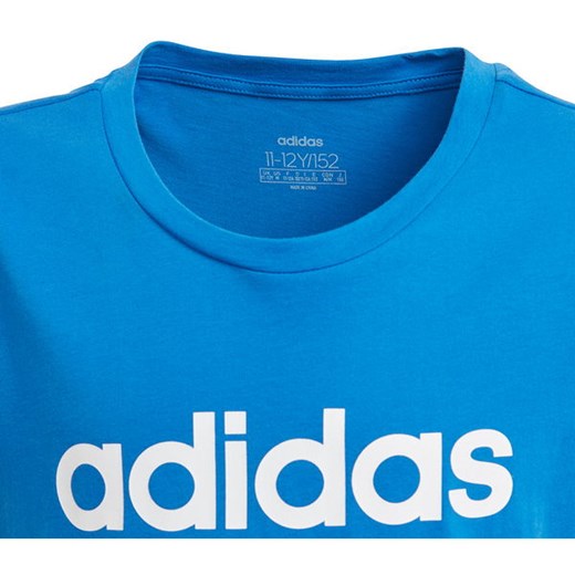 Koszulka dziewczęca Essentials Linear Logo Adidas 164cm wyprzedaż SPORT-SHOP.pl