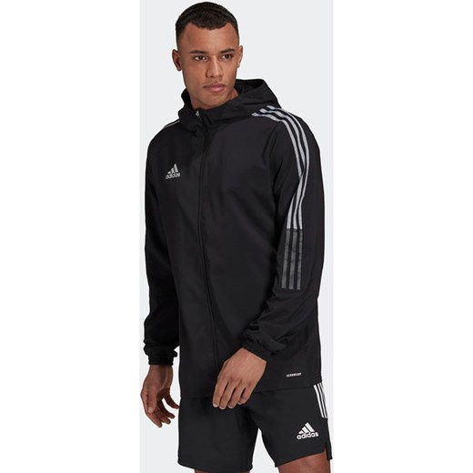 Kurtka piłkarska męska Tiro Windbreaker Reflective Adidas XL SPORT-SHOP.pl promocyjna cena
