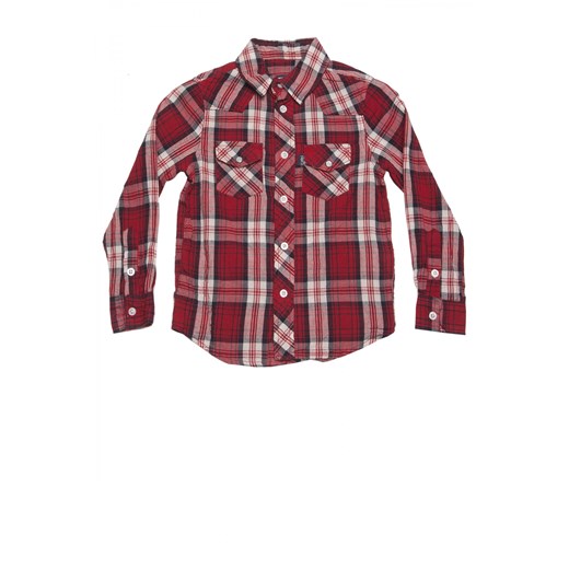 Checkered shirt terranova czerwony t-shirty