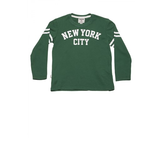 NYC T-shirt terranova zielony nadruki