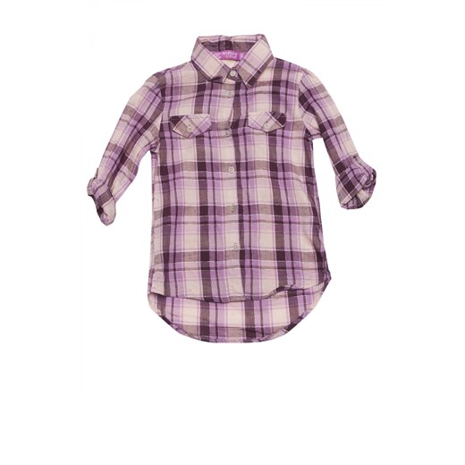 Checkered shirt terranova fioletowy t-shirty
