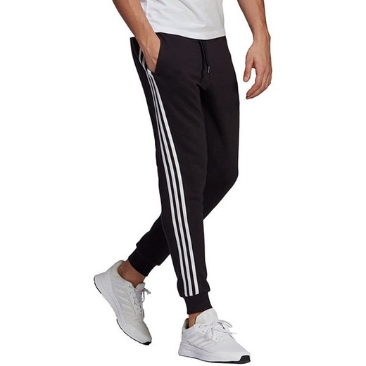 Spodnie dresowe męskie Essentials Slim 3 Stripes Adidas XL promocja SPORT-SHOP.pl