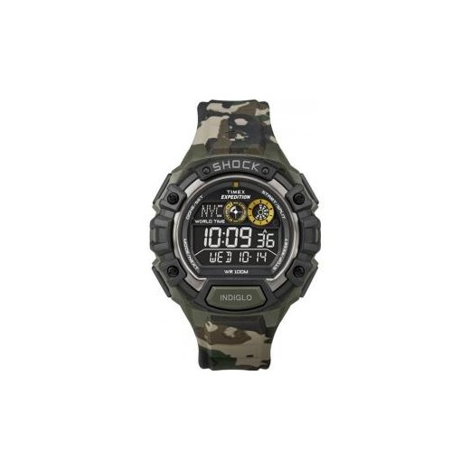 Zegarek męski Timex - T49971 - CENA DO NEGOCJACJI - DOSTAWA DHL GRATIS - RATY 0% swiss szary alarmowy