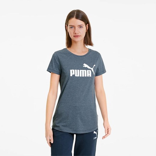Koszulka damska Ess+ No.1 Logo Heather Tee Puma Puma M okazyjna cena SPORT-SHOP.pl