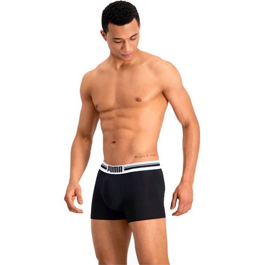 Bokserki męskie Placed Logo Boxer 2 pary Puma Puma XL SPORT-SHOP.pl wyprzedaż
