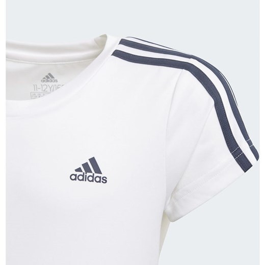 Koszulka dziewczęca Designed 2 Move 3-Stripes Adidas 134cm wyprzedaż SPORT-SHOP.pl