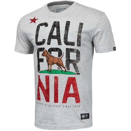 Koszulka męska Cal Flag California Pit Bull West Coast Pit Bull West Coast M wyprzedaż SPORT-SHOP.pl