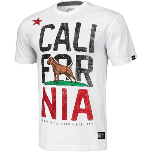 Koszulka męska Cal Flag California Pit Bull West Coast Pit Bull West Coast L okazyjna cena SPORT-SHOP.pl