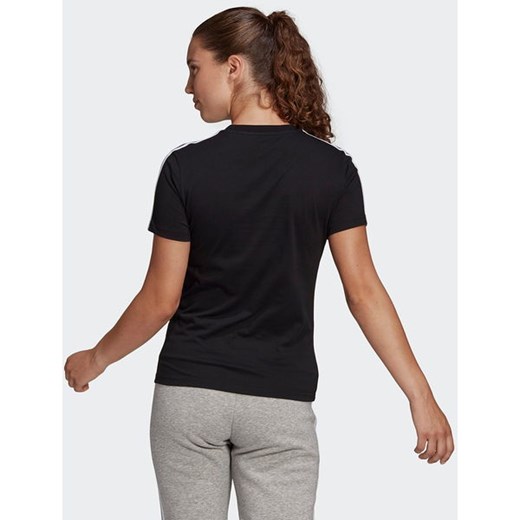 Koszulka damska Loungewear Essentials Slim 3-Stripes Tee Adidas XS wyprzedaż SPORT-SHOP.pl