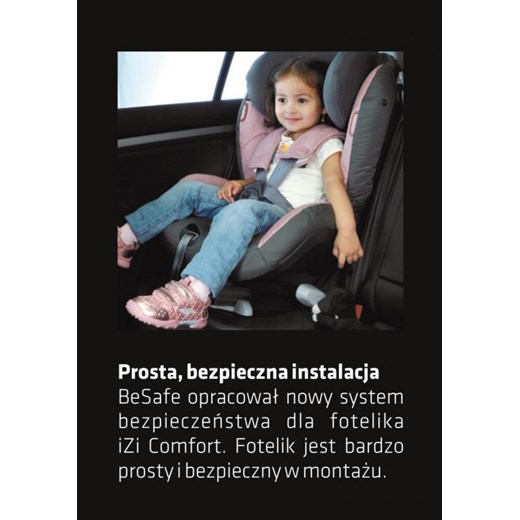Fotelik samochodowy BeSafe iZi Comfort X3 - samochodowa harmonia - 46 marko-baby-pl szary kolorowe
