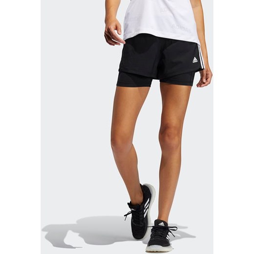Spodenki damskie Pacer 3-Stripes Woven 2in1 Adidas XL SPORT-SHOP.pl okazja