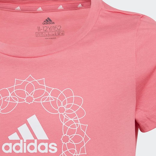 Koszulka dziewczęca Graphic Tee Adidas 128cm okazyjna cena SPORT-SHOP.pl