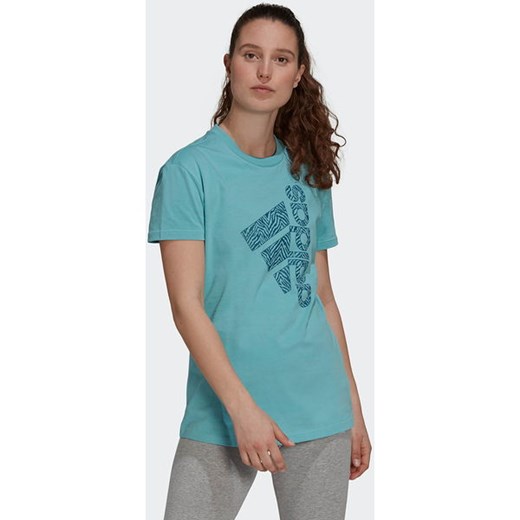 Koszulka damska Zebra Logo Graphic Tee Adidas S SPORT-SHOP.pl wyprzedaż
