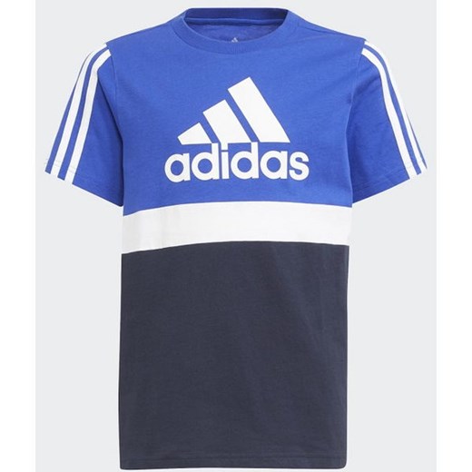 Koszulka dziecięca Essentials Colorblock Tee Adidas 164cm SPORT-SHOP.pl wyprzedaż