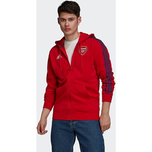 Bluza męska Arsenal 3-Stripes Full-Zip Adidas XL promocyjna cena SPORT-SHOP.pl