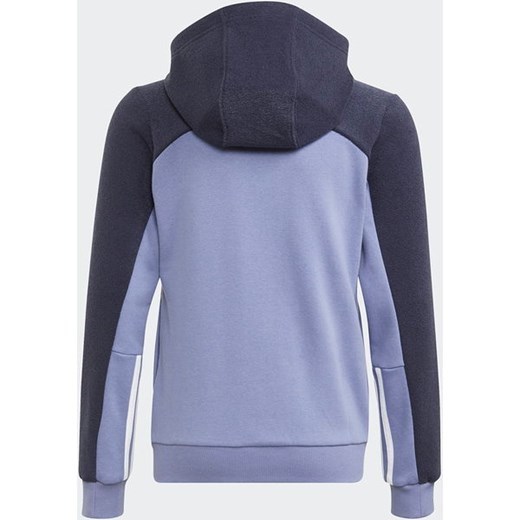 Bluza dziewczęca Colorblock Full-Zip Hoodie Adidas 128cm promocja SPORT-SHOP.pl