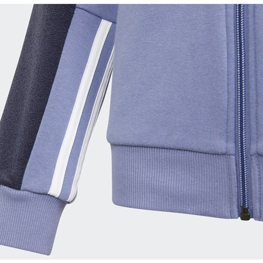 Bluza dziewczęca Colorblock Full-Zip Hoodie Adidas 140cm okazyjna cena SPORT-SHOP.pl