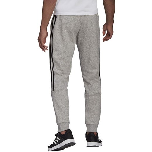 Spodnie dresowe męskie Essentials Tapered Cuffed 3-Stripes Fleece Adidas XL promocja SPORT-SHOP.pl