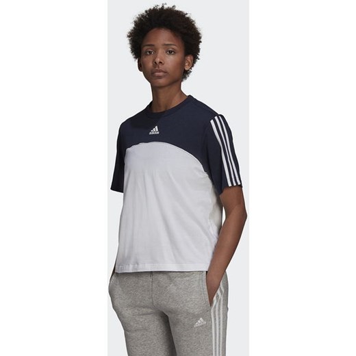 Koszulka damska 3-Stripes Essentials Boyfriend Tee Adidas XL SPORT-SHOP.pl okazyjna cena