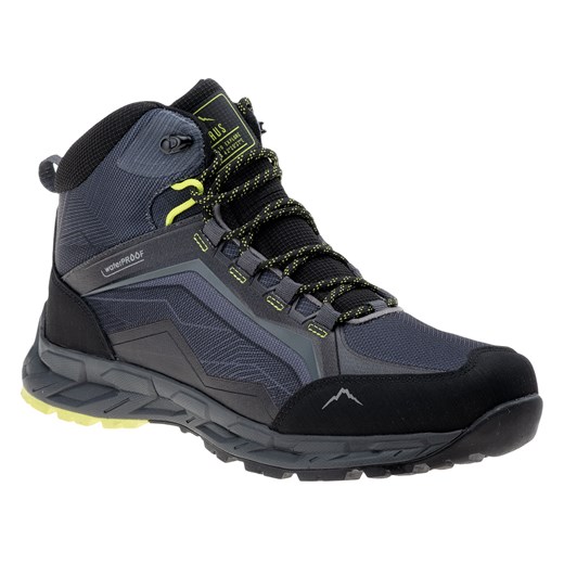 Męskie Buty trekkingowe ELBRUS EMBAWA MID WP 8072-GR/BLK/LIME Elbrus 45 okazyjna cena sklepmartes.pl