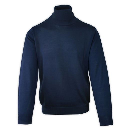 Granatowy sweter męski Mm Classic casualowy 