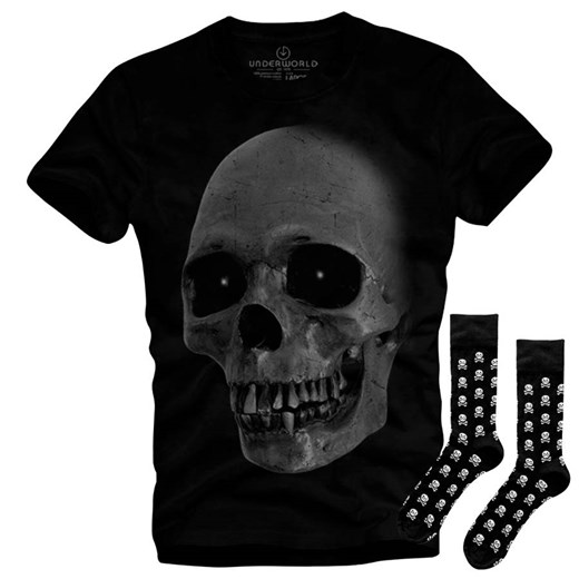 Zestaw koszulka i skarpety Underworld Skull Underworld ONE SIZE promocja morillo